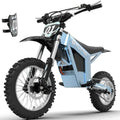 Tuttio Soleil01 Electric Dirt Bike – 2000W Motor, 14″/12″ Fat Tires, 37 MPH Max Speed for Teens & Adults