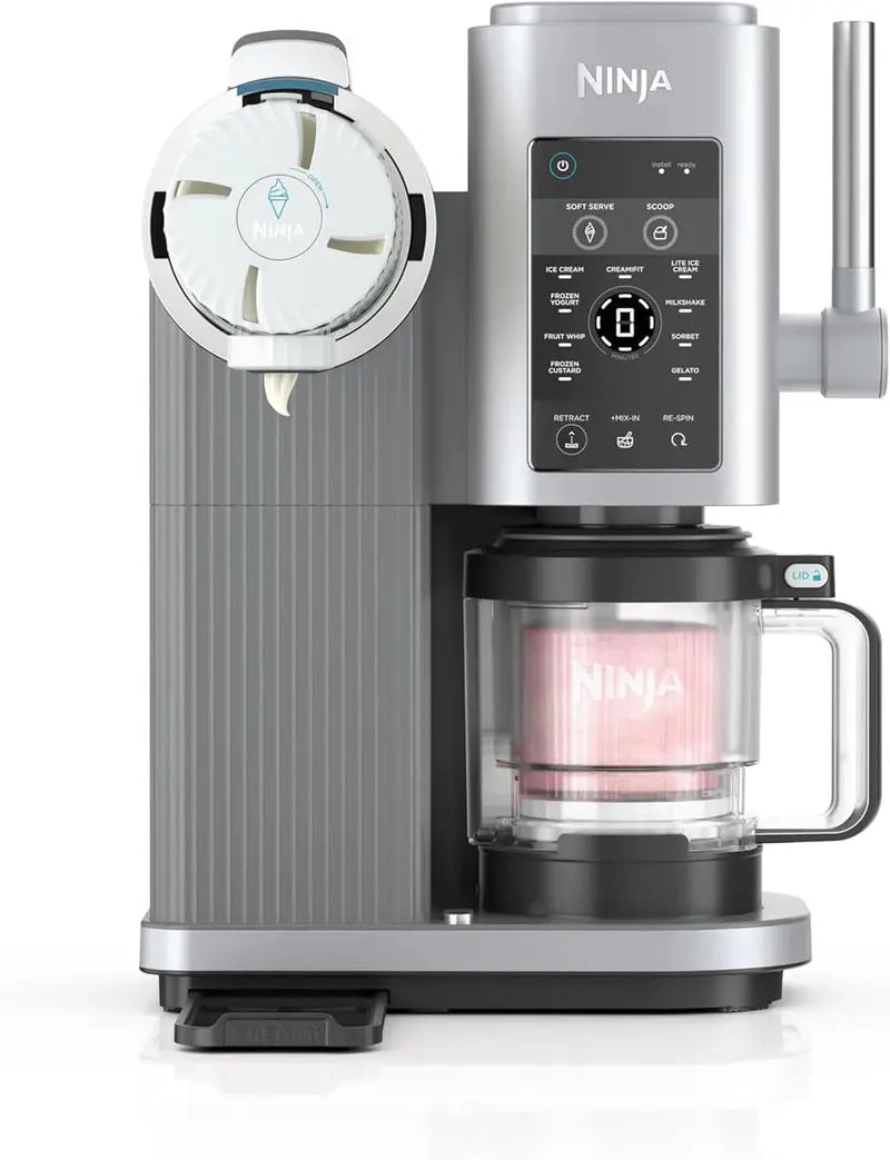 Swirl by CREAMi Ice Cream Maker – 13-Program Frozen Dessert Machine (Sorbet, Soft Serve, Yogurt), Includes Two 16oz Pints (NC701)