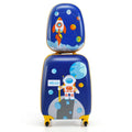 Two-Piece Kids' Luggage Set – 12-Inch and 16-Inch Carry-On Suitcases with Fun Designs