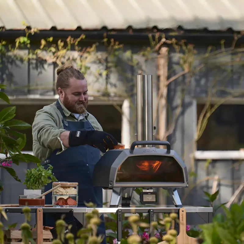 Ooni Karu 12 Portable Outdoor Pizza Oven – Wood & Gas Compatible, 12-Inch Capacity, 60-Second Baking
