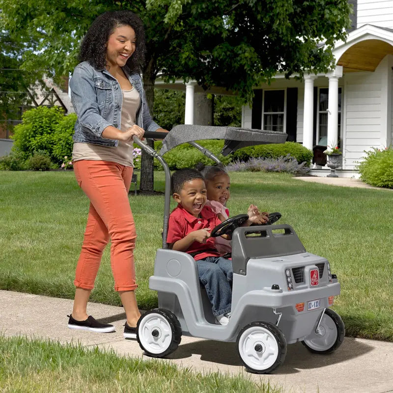Step2 Side-by-Side Push SUV Toy for Kids — Dual-Seat Ride-On Vehicle