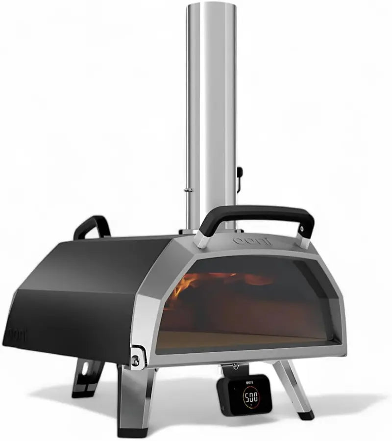 Ooni Karu 12 Portable Outdoor Pizza Oven – Wood & Gas Compatible, 12-Inch Capacity, 60-Second Baking