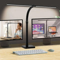 Dual-Head Architect LED Desk Lamp  24W, Flexible Gooseneck, 5 Brightness Settings