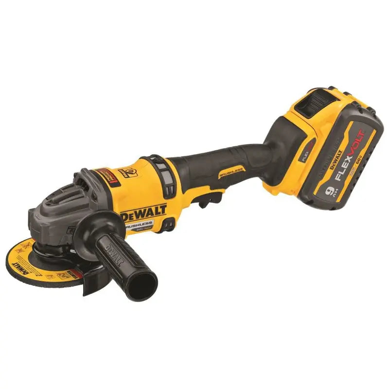 DEWALT FLEXV 60V MAX* 4 1/2  6 Grinder with Kickback Brake Kit DCG418X1 from DEWALT
