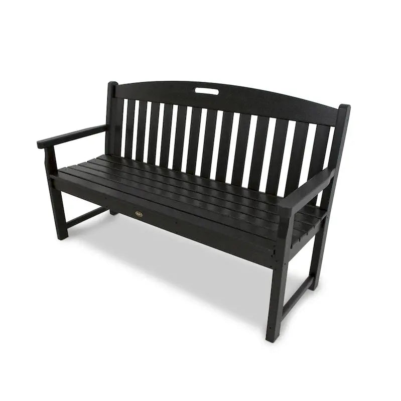 Polywood Trex Yacht Club Bench – 60-Inch All-Weather Outdoor Seating in Marine-Grade Material