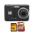 PIXPRO FZ45 Digital Camera Bundle – Includes 32GB Memory Card (Black)