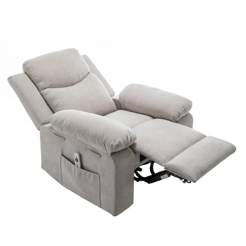 Power Reclining Massage Chair with Heat Therapy and Adjustable Lumbar Support
